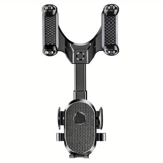 360 Rotatable Car Rearview Mirror Mobile Phone Holder