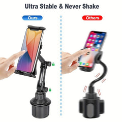 2-in-1 Car Cup Holder Mount for Phone & Tablet