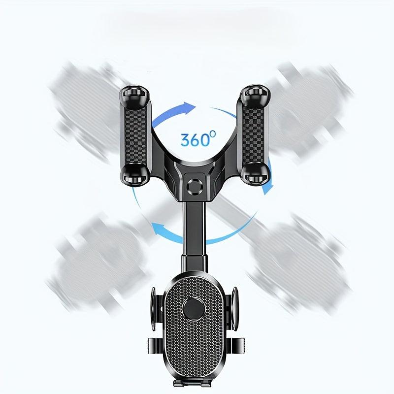 Car Rearview Mirror Phone Holder Car Mount Stand For CellPhone