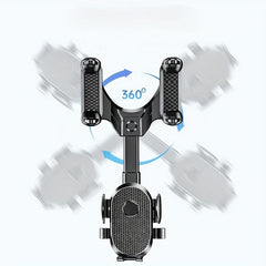 Car Rearview Mirror Phone Holder Car Mount Stand For CellPhone