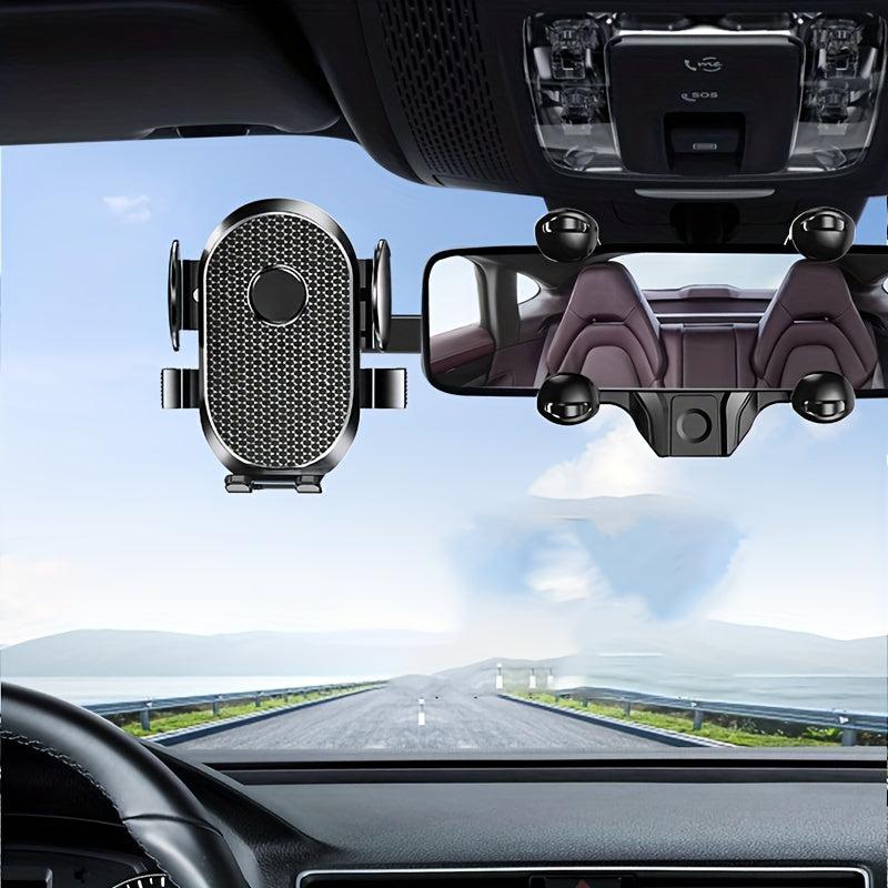 Car Rearview Mirror Phone Holder Car Mount Stand For CellPhone