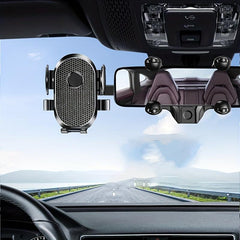 Car Rearview Mirror Phone Holder Car Mount Stand For CellPhone