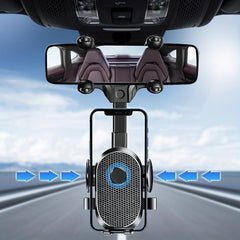 Car Rearview Mirror Phone Holder Car Mount Stand For CellPhone