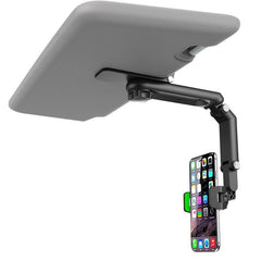 360 Rotating Car Sun Visor Phone Holder Telescopic Clip Bracket