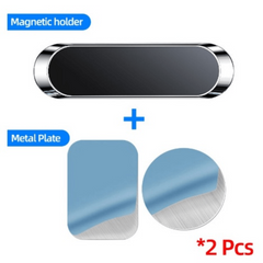 Mini Magnetic Car Phone Holder Dashboard Stand Metal Magnet GPS Car Mount