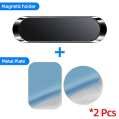 Mini Magnetic Car Phone Holder Dashboard Stand Metal Magnet GPS Car Mount
