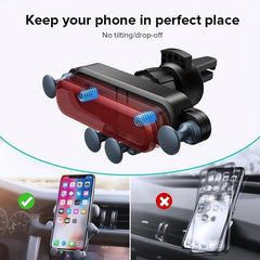 Gravity Car Phone Holder Air Vent Mount For iPhone14
