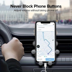 Gravity Car Phone Holder Air Vent Mount For iPhone14