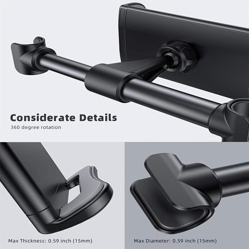 Car Headrest Backseat Mount Phone Tablet Car Mount Holder