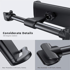 Car Headrest Backseat Mount Phone Tablet Car Mount Holder