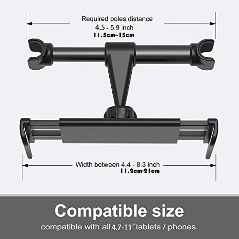 Car Headrest Backseat Mount Phone Tablet Car Mount Holder