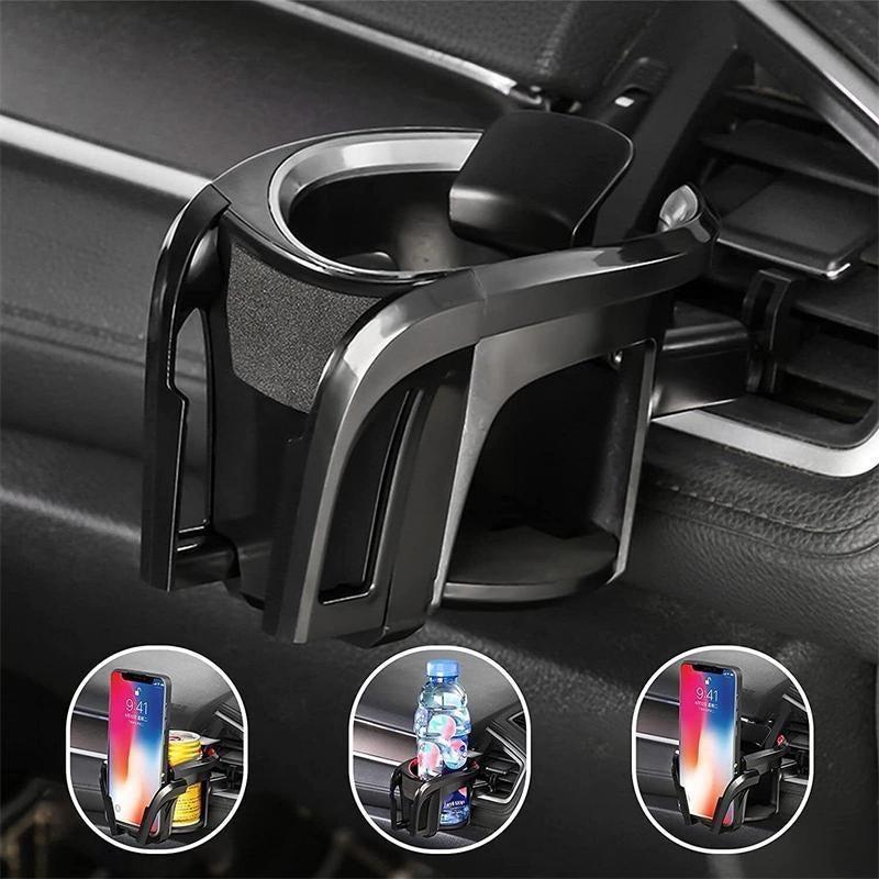 2 in 1 Car Cup Holder & Phone Holder, Air Vent Mount