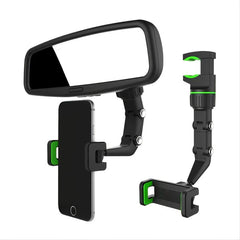 Rearview Mirror Phone Holder For Car Universal 360 Degrees Rotating