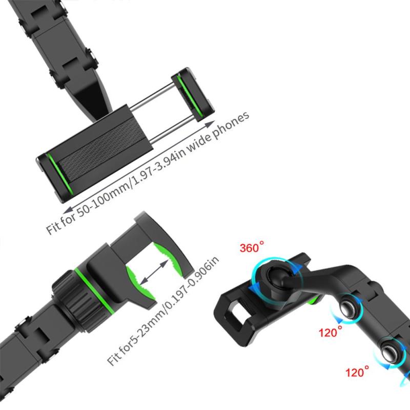 Rearview Mirror Phone Holder For Car Universal 360 Degrees Rotating