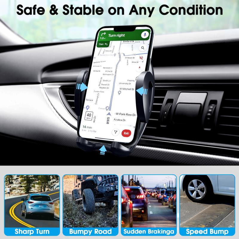 Universal Rotatable Car Air Vent Phone Holder Mount