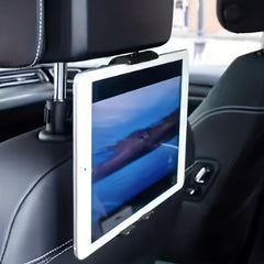 Car Back Seat Headrest Phone Holder Tablet Stand Rear Pillow Bracket