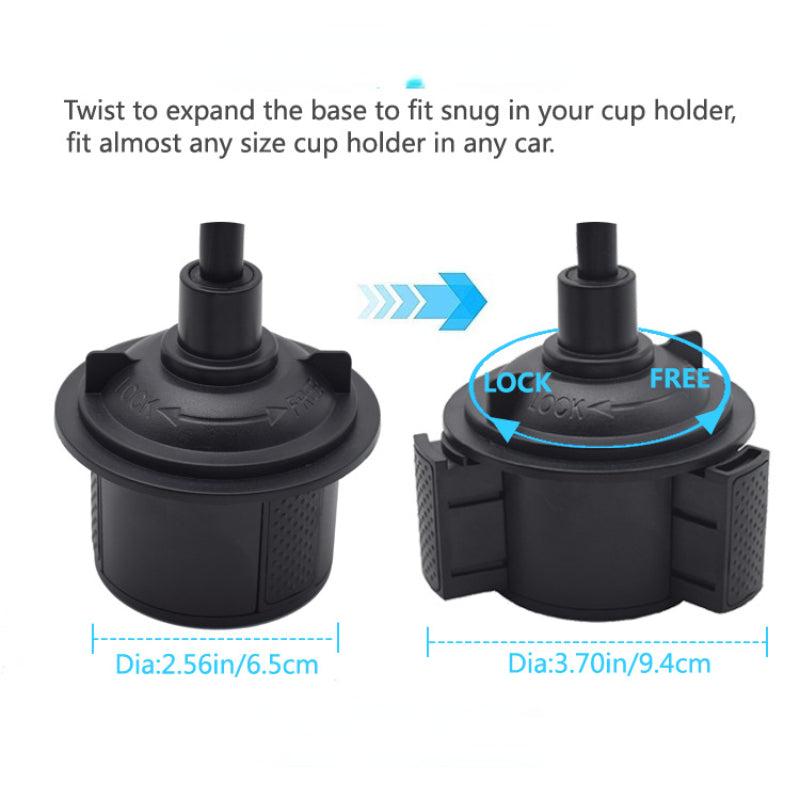 360u00b0 Adjustable Car Phone Mount Gooseneck Cup Holder - Cell Phone GPS