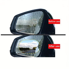 2pcs Waterproof Car Rearview Mirror Film