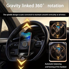 Magnetic Steering Wheel Phone Holder