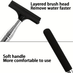 Car Rearview Mirror Wiper Retractable Glass Squeegee
