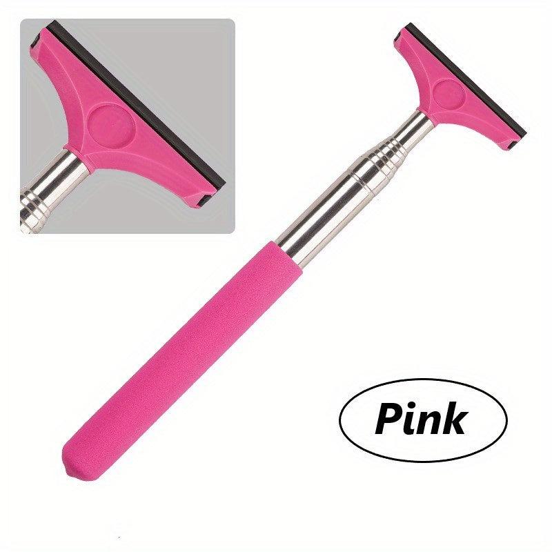 Car Rearview Mirror Wiper Retractable Glass Squeegee