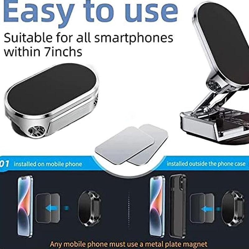 Magnetic Car Phone Holder 360u00b0 Rotation Mobile Navigation Rack