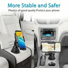 360 Adjustable Car Cup Holder Phone Mount GPS Bracket
