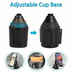 360 Adjustable Car Cup Holder Phone Mount GPS Bracket