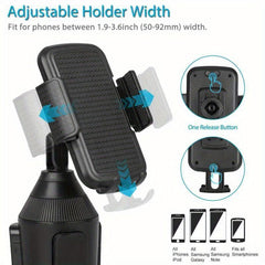 360 Adjustable Car Cup Holder Phone Mount GPS Bracket