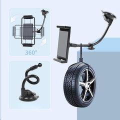 Universal Long Arm Car Windshield Mount Holder Stand for Tablets & Phones