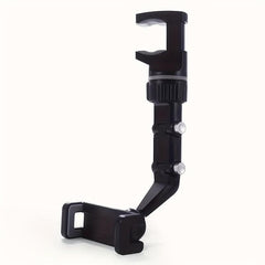 Car Rearview Mirror Phone Holder for Rear Row Headrest