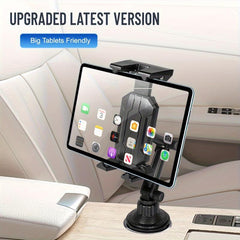 Adjustable Cup Holder Tablet & Phone Mount for Car