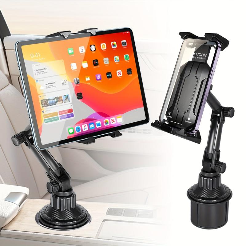 Adjustable Cup Holder Tablet & Phone Mount for Car