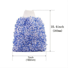Soft Microfiber Car Wash Mitt for Effective Sudsy Washing