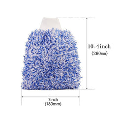 Soft Microfiber Car Wash Mitt for Effective Sudsy Washing