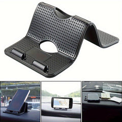Universal Car Phone Mount Dashboard Holder Adjustable Clamp Non Slip Pad