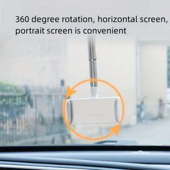 360u00b0 Rearview Mirror Navigation Bracket, Driving Recorder Fixed Clip