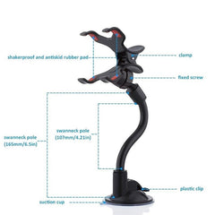 Universal Dashboard Phone Mount Holder 360 Rotation