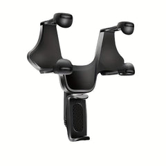 360 Rotated Car Rearview Mirror Phone Holder Slip Rearview Phone Mount