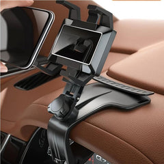 Car Phone Holder Rearview Mirror 360 Adjustable Spring Clip VOPH045