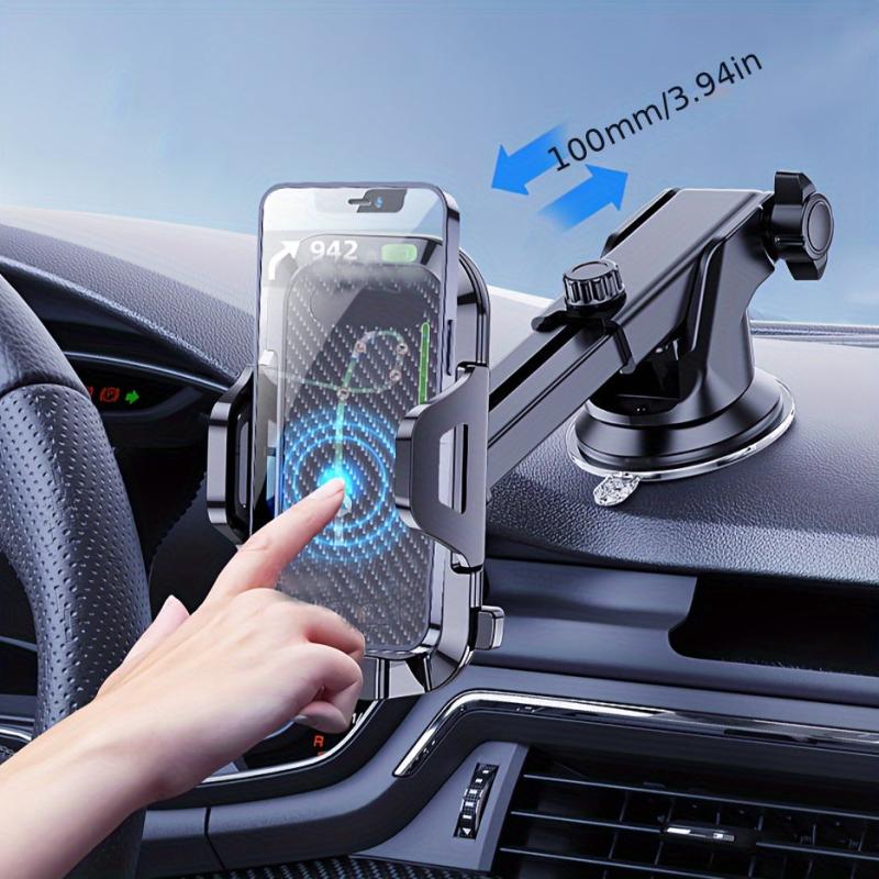 Car Phone Holder Mount Powerful Suction For Car Dashboard Windshield Air Vent