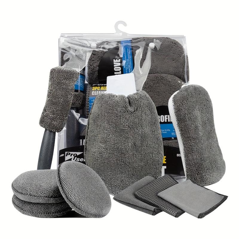 Car Cleaning 9 Sponge Towel Set Beauty Set Car Cleaning Tool Set