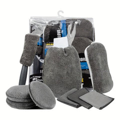 Car Cleaning 9 Sponge Towel Set Beauty Set Car Cleaning Tool Set