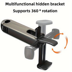 360 Rotatable Car Phone Bracket with Seat Headrest Hook Phone Holder