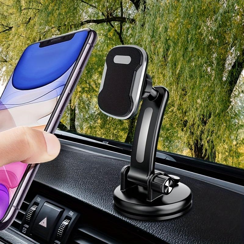Car Phone Holder Center Console Suction Cup Mount Strong Magnet Phone Holder