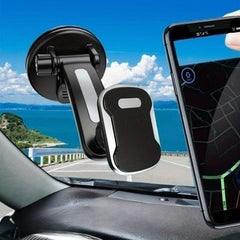 Car Phone Holder Center Console Suction Cup Mount Strong Magnet Phone Holder