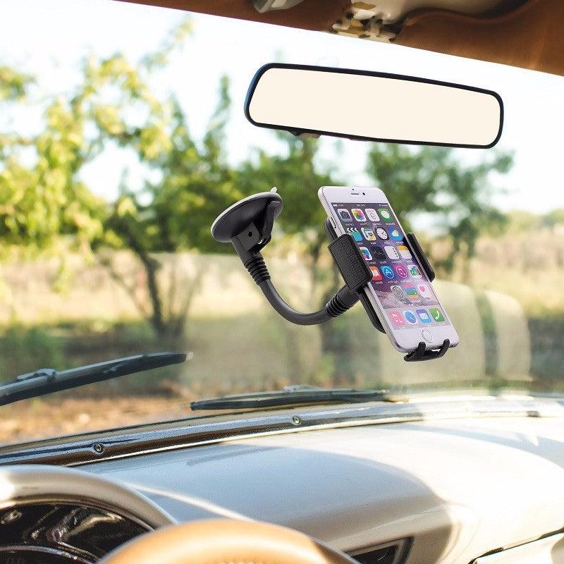 Universal Car Phone Holder 360u00b0 Rotation Long Arm Mount