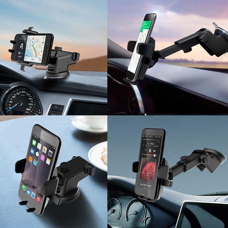 3 in 1 Vehicle Phone Bracket Secure & Accessible Air Outlet Dashboard Windshield