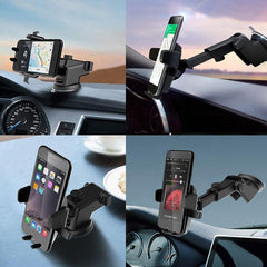 3 in 1 Vehicle Phone Bracket Secure & Accessible Air Outlet Dashboard Windshield