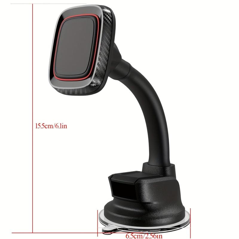 Flexible Magnetic Phone Holder for Car Dashboard & Windshield